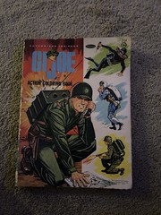 GI Joe 1965 Action Coloring Book Hassenfeld, Whitman 180 Pages, Vintage