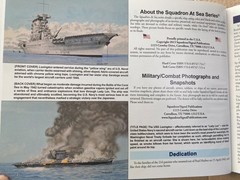 WWII USN Navy USS LEXINGTON CV-2 Aircraft Carrier Pacific Squadron at Sea Signal