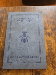 Rare 1922 First Edition „Starting Right with Bees”