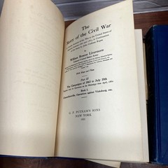 Story of Civil War Livermore 1933 G.P. Putnam’s Sons US History Campaigns Vol 1