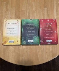 L. Frank Baum Oz Series Hardcover Lot of 3: Wizard of Oz, Emerald City, Magic