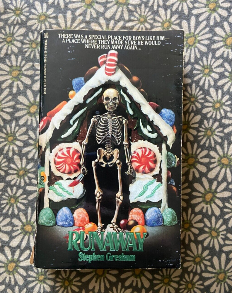 Runaway by Stephen Gresham ZEBRA HORROR – 1988, Mass Market – First Printing