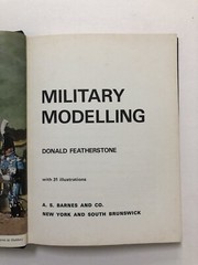 Military modelling by Donald Featherstone (1971, Hardcover)