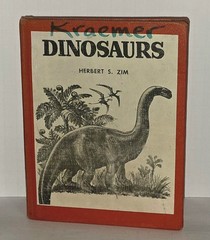 DINOSAURS True First Edition 1954 by Herbert S Zim Hardcover RARE School Library