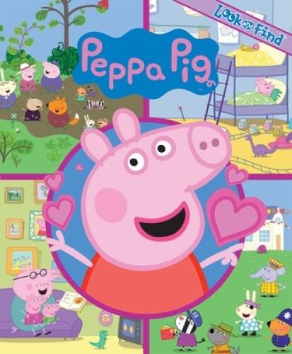 Peppa Pig Look and Find Hardcover Book (PI Kids) 9781503725829 – VERY GOOD