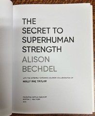 SIGNED The Secret to Superhuman Strength by Alison Bechdel FIRST EDITION