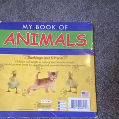 My Book of Animals Bendon, Inc. 2009 Board Book Picture Book Ages 4-8