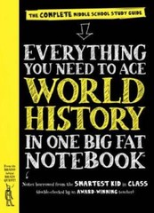 Everything You Need to Ace World History in One Big Fat Notebook: Th – VERY GOOD