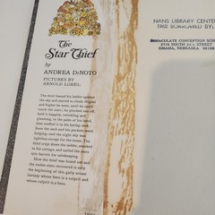 The Star Thief by Andrea DiNoto and Arnold Lobel 1st Printing Macmillan Company