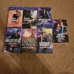 Lot of 7 Harlequin Intrigue Mass Market Paperback Books Juno Rushdan and More