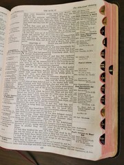 1934 Vintage KJV Thompson Chain Reference Bible Leather B. B. Kirkbridge Bible