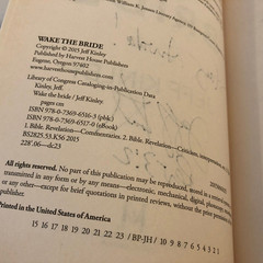 Wake The Bride Book First Edition Paperback Signed By Author Jeff Kinley