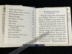 1992 A MINIATURE MOTHER GOOSE, RUNNING PRESS EDITION HARDCOVER DJ, 3.25″ X 2.75″