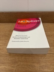 Leo Spitzer : Representative Essays Stanford Press Paperback (3)