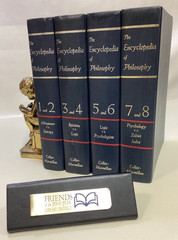 ENCYCLOPEDIA OF PHILOSOPHY Macmillan and Free Press 1972 Complete 8 Vol in 4 HCs
