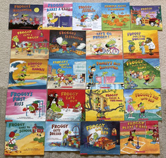 Lot of 20 Froggy PB Picture Books by Jonathan London School Halloween First Kiss
