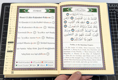 Tajweed Quran With Meaning Translation and Transliteration in English Hardcover