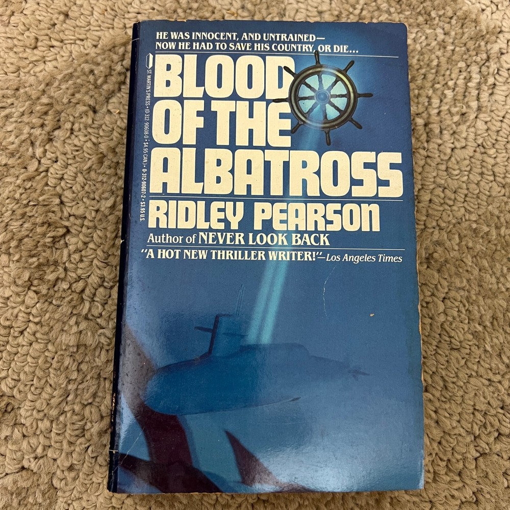Blood of the Albatross Mystery Paperback Book by Ridley Pearson 1986