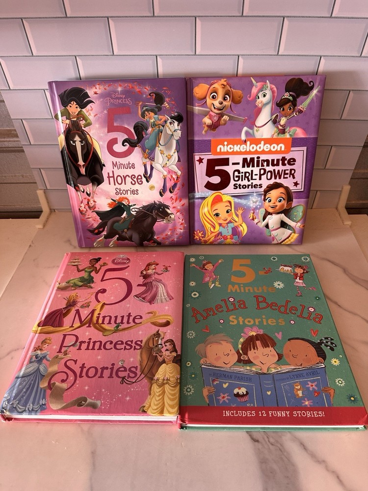 5 Minute Stories Lot Of 4 Girls Storybooks