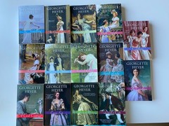GEORGETTE HEYER MATCHED LOT 26~Sourcebks~PISTOLS~TALISMAN~APRIL~FREDERICA~FARO~