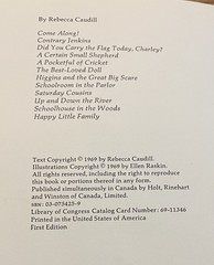 COME ALONG! : by Rebecca Caudill : illus Ellen Raskin : hbdj : vintage
