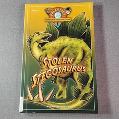 Paleo Joe Dinosaur Detective Club 2 Both Signed Book Lot Stegosaurus Sabertooth