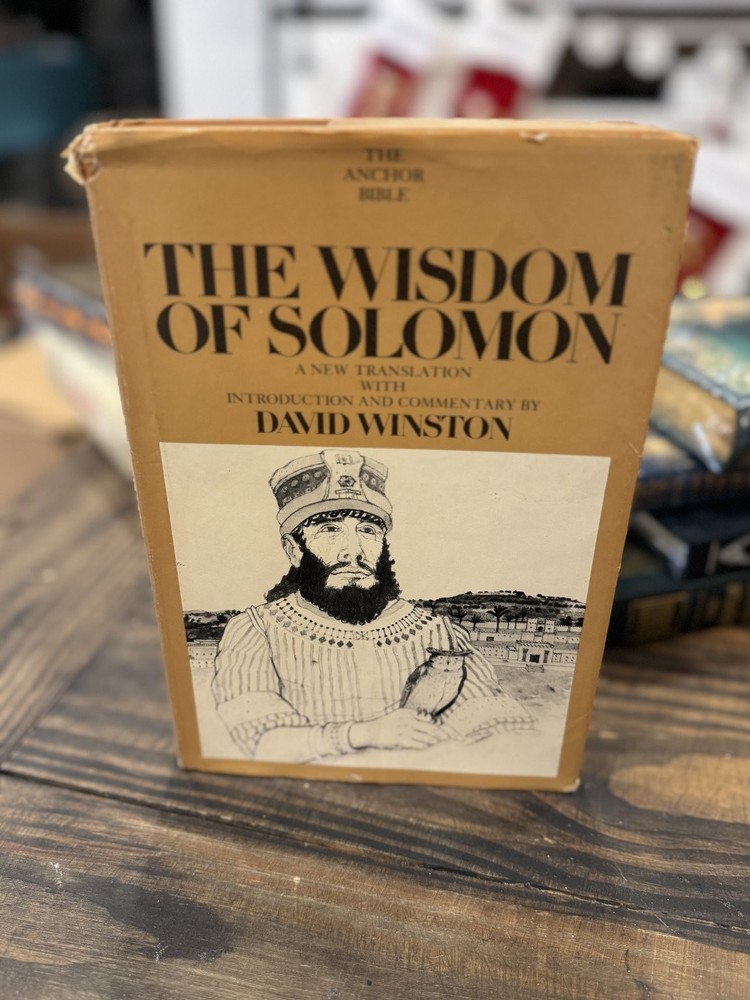 The Wisdom of Solomon David Winston 1981 2nd Printing Anchor Bible Doubleday