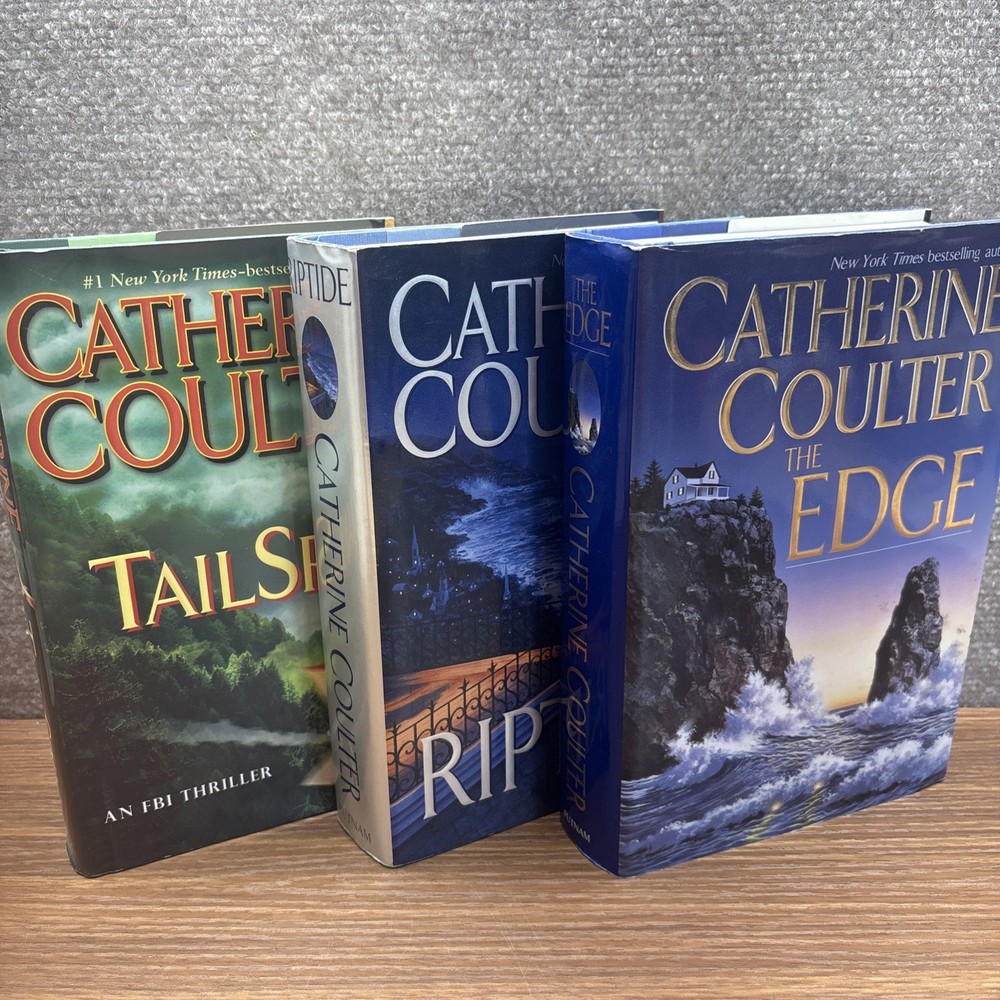 Catherine Coulter An FBI Thriller Lot 3 Books HARDCOVER Fiction Mixed Bundle