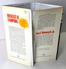Breakfast of Champions, Kurt Vonnegut 1973 HCDJ 2nd printing in Mylar, Fine