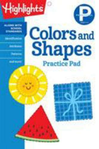 Preschool Colors and Shapes – paperback, 9781684371617, Highlights Learning Crea