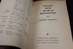 Brave New World Revisited Aldous Huxley 1965 First Perennial Library Harper PB