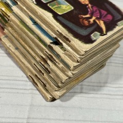 9 Vintage 1960 3 1/2” Little Books By Capital Publishing Cook Engineer Doctor A1