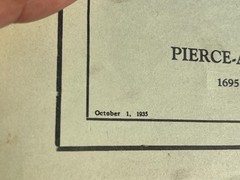 PIERCE ARROW 708 PARTS CATALOG SHOP SERVICE MANUAL AUTO REPAIR 1935 231pg