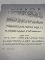Like the Lightning: Dynamics of the Ignatian Exercises by David Fleming PB 2004