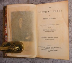 1863 WA Hill, Poetical Works of Thomas Campbell, Full Leather Fine Binding