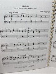 Library of Easy Piano Classics by Amsco – Plastic Comb Binding – Clean Pages