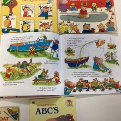 Richard Scarry Preschool Kindergarten 1st Grade Picture Children’s 10 Book Lot