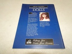 Custom Dressing Dolls PB Book Helen Hansen 1984