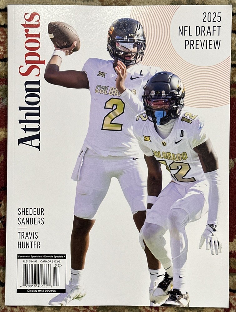 2025 NFL Draft Preview Athlon Sports Magazine Shedeur Sanders Travis Hunter