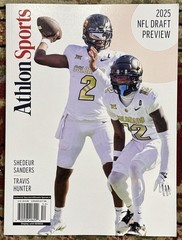 2025 NFL Draft Preview Athlon Sports Magazine Shedeur Sanders Travis Hunter