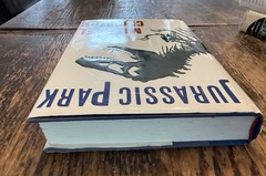 Jurassic Park Michael Crichton 1990 Hardcover First Edition/3rd Print
