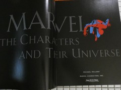 MARVEL THE CHARACTERS AND THEIR UNIVERSE H/C ILLUSTRATED 288 PAGES M. MALLORY