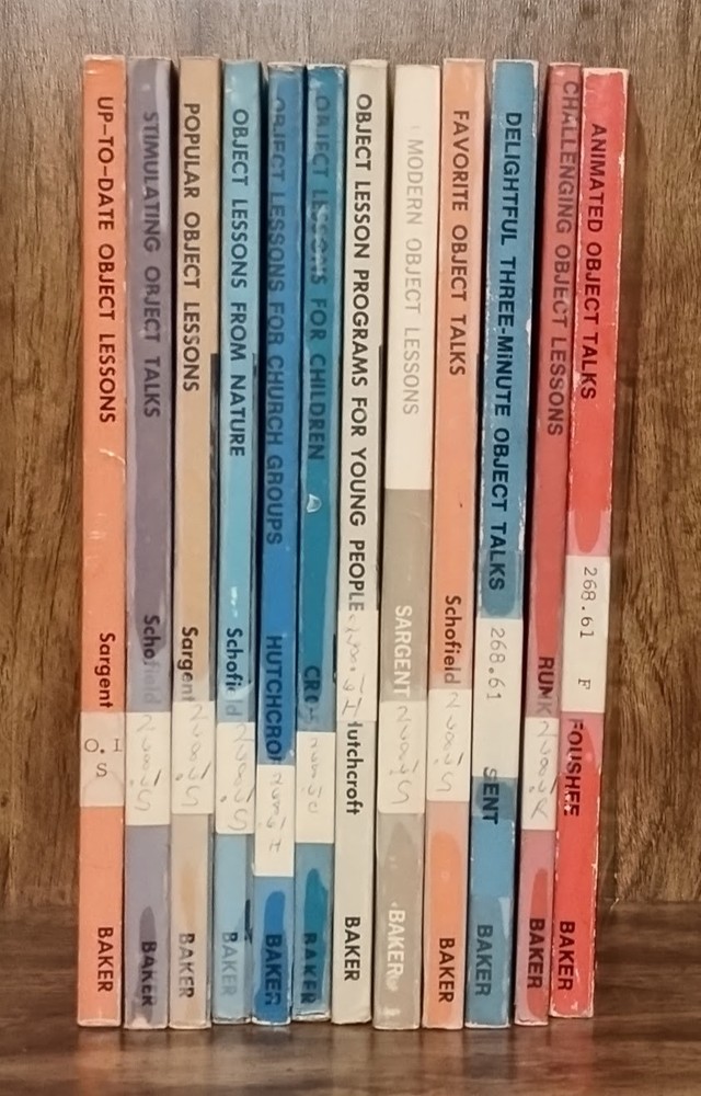 Lot of 12 Baker Book House Object Lesson Series Paperbacks Christian Education S