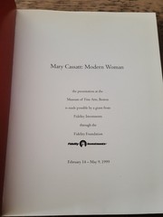 Mary Cassatt: Modern Woman 1998 First Edition Illustrated Art Abrams Softcover