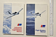 Piper INSTRUMENT COMMERCIAL Flight Briefers Manuals 1979 PB Illustrated JEPPESEN
