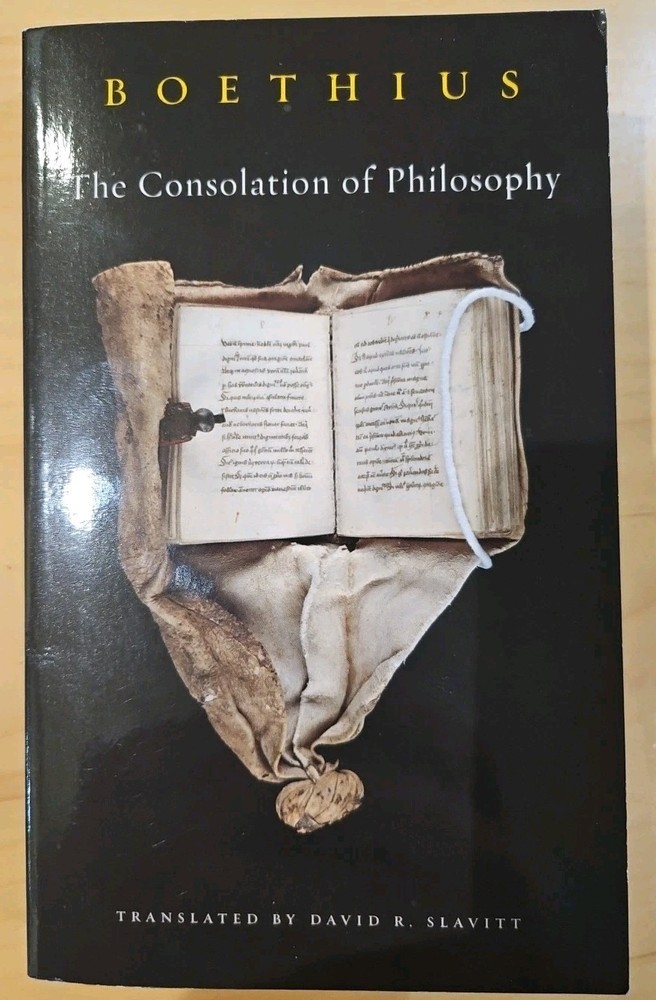 The Consolation of Philosophy by Boethius: New David Slavitt Paperback 175 Pages