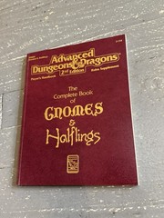 AD&D 2nd Ed Complete Book of Gnomes and Halflings (1st) MINT