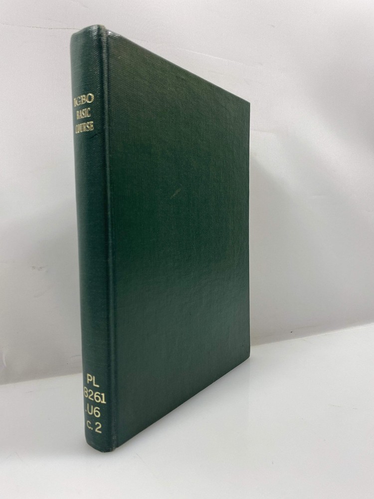 Igbo Basic Course Foreign Service Institute Ex-library 1962 HC