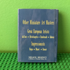MINIATURE ART MASTERS ART BOOK OF MONET 1993 GERHARD GRUITROOY