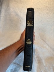 1967 NEW SCOFIELD REFERENCE BIBLE/Black Morocco Leather